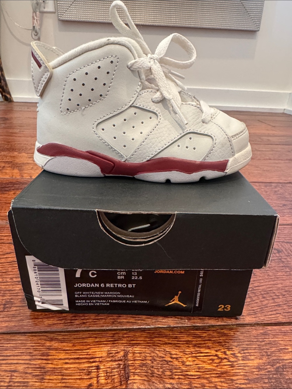Jordan 6 Retro BT - Toddler